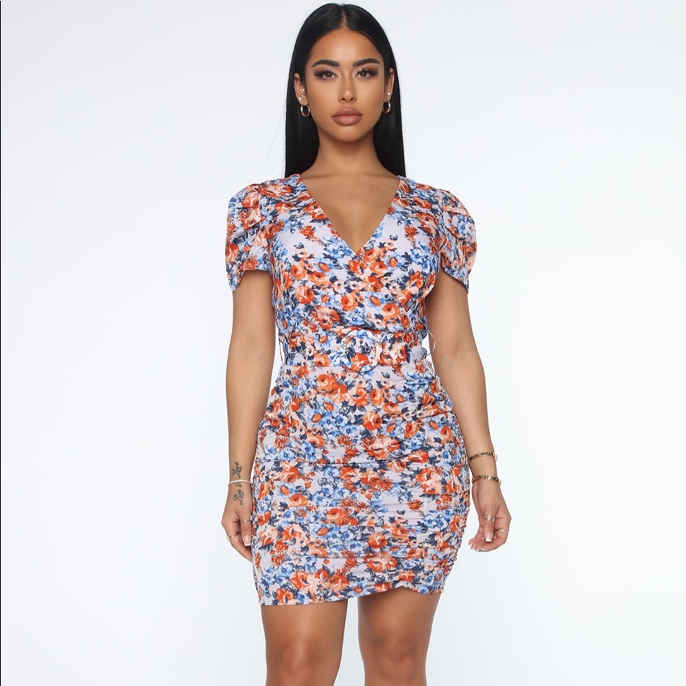 Fashion Nova Stuck on You Floral Mini Dress